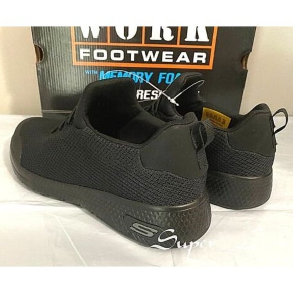 NEW Skechers Women's Slip Resistant Memory Foam Work Shoes Slip On - Picture 5 of 8